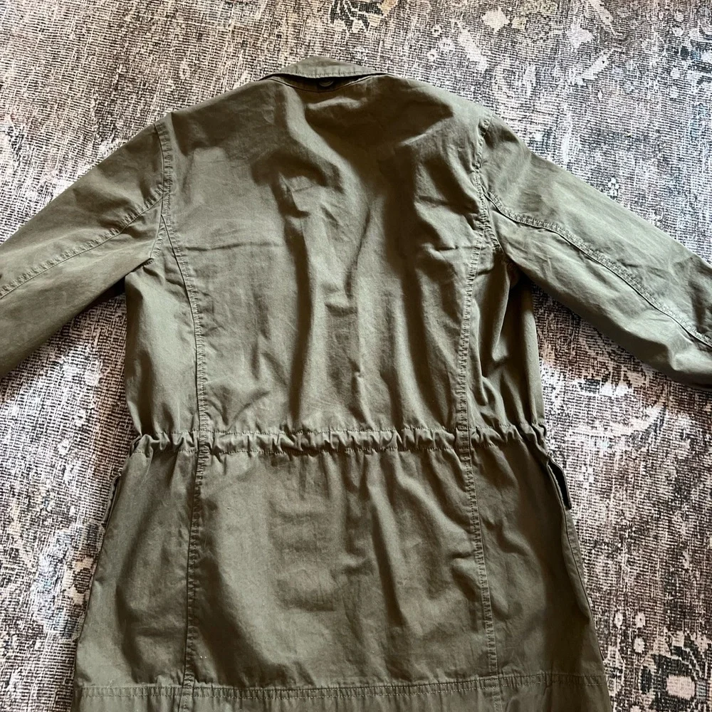 JCREW “Boyfriend Fatigue” Green 100% Cotton Jacket XS - Picture 7 of 11